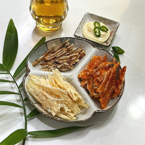 JOKUNA 2 pack) - Korean dried squid - Soft and chewy texture squid (Spicy, Butter, Roasted) (Mix