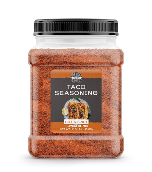 Birch & Meadow Hot & Spicy Taco Seasoning, 2.5 lb, Spicy Flavorful Seasoning Blend