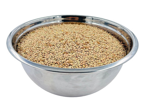 8 lbs. Dried Green Lentils | Triple Washed | by Dasher's Spice & Beans |