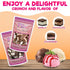 2.5oz (2 pack) Freeze Dried Icecream Sandwich Bites, Neapolitan & Vanilla - Crunchy & Sweet Freeze Dried Dessert Snack