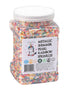 Sweet Evas METALLIC SHIMMER PEARL RAINBOW SPRINKLES-Dairy Free,Gluten-free,Egg Free,Vegan,Soy Free,Nuts Free,Kosher,Cookies,Cupcakes,Cake Topper,Jimmies,Large,Bulk Candy,1.5 LBS