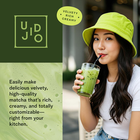 Ujido The Path of Zen Japanese Matcha Green Tea Powder, Ceremonial Blend (2 oz)