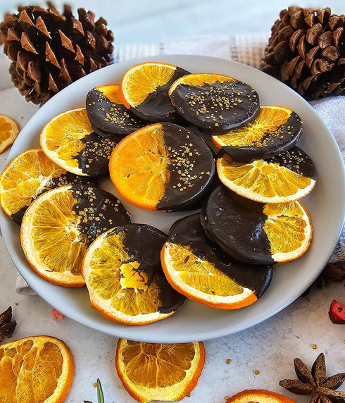 45 100% 3.5 OZ 100 Dehydrated Dried Orange Slices | Orange Wheels | + Servings Approx | Natural No Added Sugars |