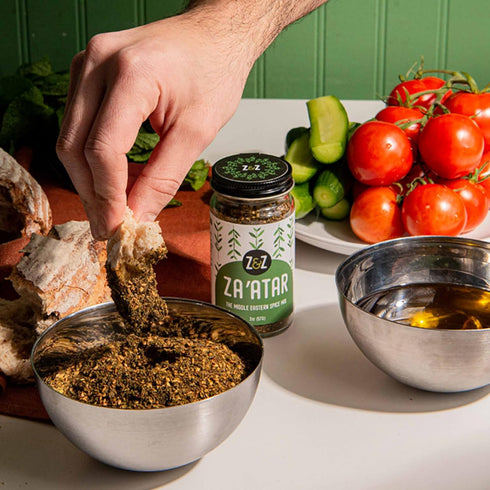 Za'atar by Z&Z Spice Blend with Zaatar, Sumac, & Toasted Sesame Seeds, 8 Oz