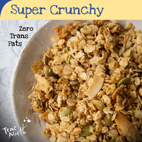 12 oz. (Pack 2) True North Granola Maple Vanilla Granola, Low Carb, Nut Free and Non-GMO