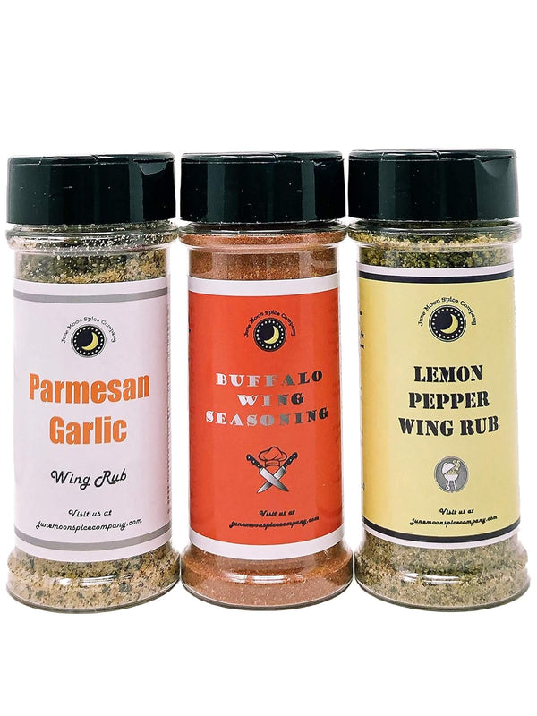 Premium | Classic CHICKEN WING SEASONING | Variety 3 Pack | Parmesan