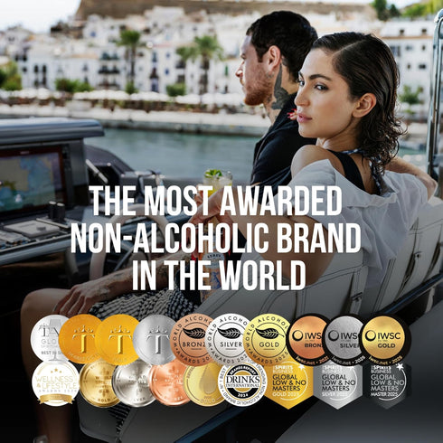 45 (25.4 Oz) Lyre's Non Alcoholic Classico Ros Sparkling, Alcohol Free Pink Sparkling, Award-Winning, Vegan Friendly