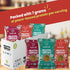 1.2oz Packs (20-Pack Nutruit Roasted Lentil Snacks - Tasty Snack Box with Vegan, Gluten Free, Non-GMO, High Protein