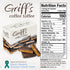 (7 Griff's Coffee Toffee Covered in Dark Chocolate, Gluten Free Toffee Squares, Family Owned and Operated Ounces)