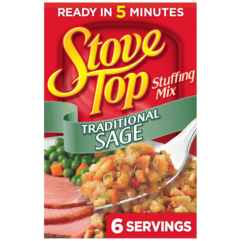 Kraft Stove Top Traditional Sage Stuffing Mix (6 oz Box)