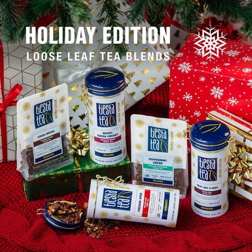 200 16 Tiesta Tea - Fireside Spice, Mulled Wine Herbal tea, Premium Loose Leaf Tea Blend, Non Caffeinated Holiday Teas