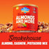 14oz. (Pack 1) Blue Diamond Almonds, Mixed Nuts Smokehouse Flavored Deluxe Snack Nuts, Almonds, Pistachios