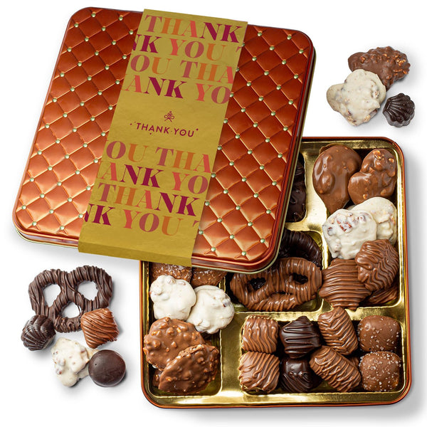 Thank You Gift Basket, Chocolate Assortment Box, Employee Appreciation Day, Gourmet Candy