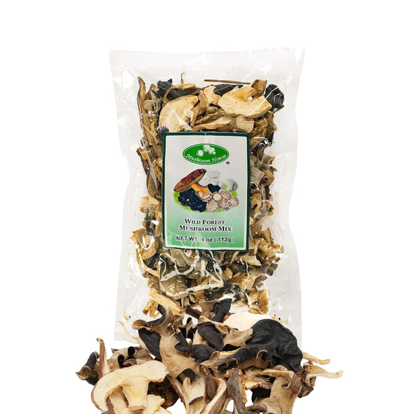 Mushroom House Dried Wild Forest Blend Mushrooms, 4 Oz