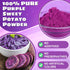 5.3 oz/150g Purple Sweet Potato Powder - Kiigfood Pure Natural Premium Purple Food Coloring Powder for Smoothies