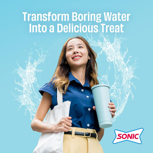 6 3 (18 Sonic Singles to Go Powdered Drink Mix, Ocean Water, Sticks per Box, Boxes included Sticks Total)