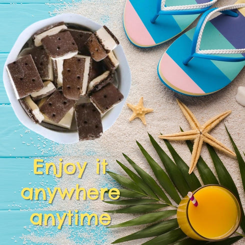 3 OZ) G-BOX Freeze Dried Ice Cream Sandwiches (Vanilla, | Freeze Dried Camping Food, NASA Space Dessert, Halloween