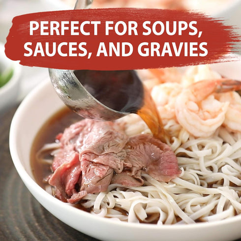 0 16 oz (Pack 3) Minor's Beef Base, Great for Soup Broth and Sauces, Grams Trans Fat, No Added MSG, Tub