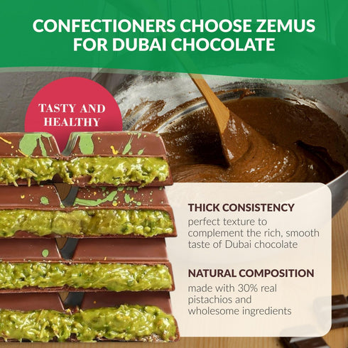 (35.27 oz 1000 Premium Pistachio Cream Spread / G) Ideal for Dubai Chocolate Bar Recipes, Gluten-Free, Cream Cheese