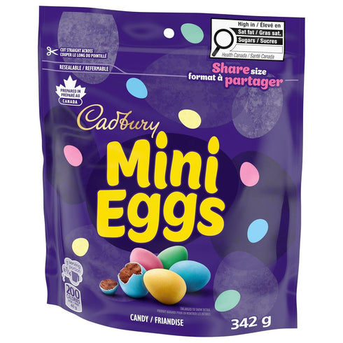 Cadbury 342g/12.1 oz Mini Eggs, Share size
