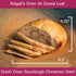 Abigails Oven 1 34 oz Fresh Sourdough Bread San Francisco Bakery Style Dutch Oven Cinnamon Swirl Loaf Hand-made Natural