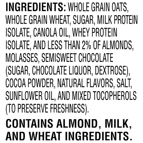 18 oz Quaker Protein Granola, Oats, Chocolate & Almonds
