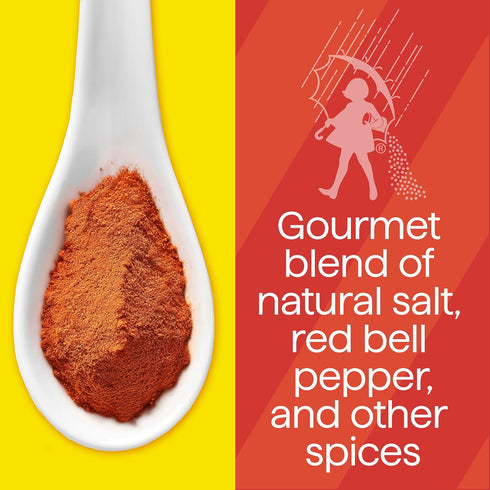 4.7oz Morton Gourmet Flavored Salt Red Pepper