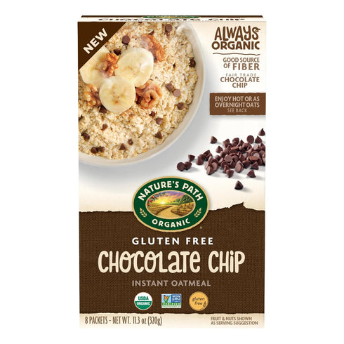 Nature's Path Organic Chocolate Chip Instant Oatmeal, 11.3 oz (Pack of 6),