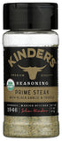 KINDERS Organic Prime Steak Seasoning, 3.1 OZ