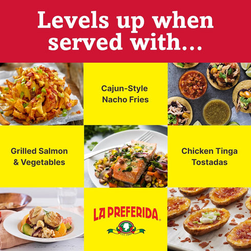 8oz (Pack 6) La Preferida All-Purpose Sazn (Bold Mexican Seasoning) with Paprika, Garlic & Onion Great for Meat