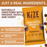 10g (10 Count) KiZE Energy Bars - Peanut Butter Chocolate Chip - Gluten Free, Dairy Free, Non-GMO, and High Protein