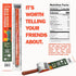 0 50 1oz, 24 Pack Field Trip Hormone Free Spicy Buffalo Chicken Jerky Snack Sticks, Sugar, Keto, Paleo, Gluten Free