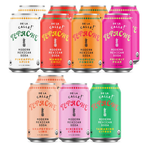 De La Calle Tepache - Mixta Variety Pack - Modern Mexican Soda