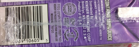 4pk Gefen Juice Brick Grape