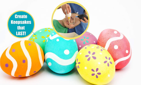 Millbrook Way Egg Art Kit with Egg Blower Pump and Decorating Tool