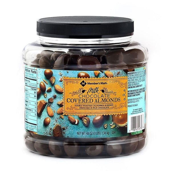 MEMBERS MARK Milk Chocolate Covered Almonds -48 Oz -