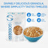100% 10oz (1-Pack) Greek Goddess Gourmet Maple Oat Granola with Pure Maple Syrup, Coconut, Extra Virgin Olive Oil