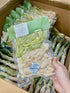 Generic 500g Mut Dua Non Homemade Young Coconut Candy Strips, Low Sugar, Natural Colors, White and Pandan Green Mix
