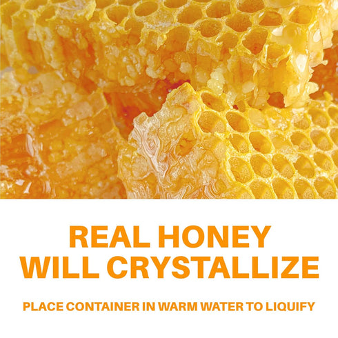 100% (16 Oz) HoneyPlusCo | Natural Raw Unfiltered Honey - Orange Blossom
