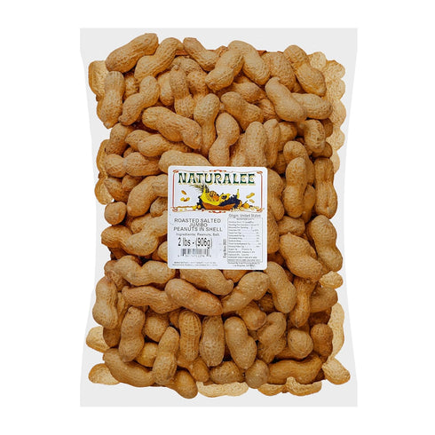 Naturalee Peanuts, In Shell 2 lbs - Roasted, Salted - Natural Healthy
