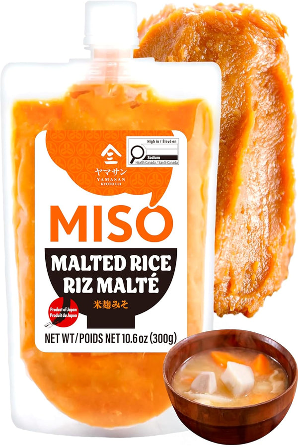 chaganju Miso Paste Malted rice, Handmade in Kyoto Japan 300g(10.58OZ),NON-GMO,NON-MSG