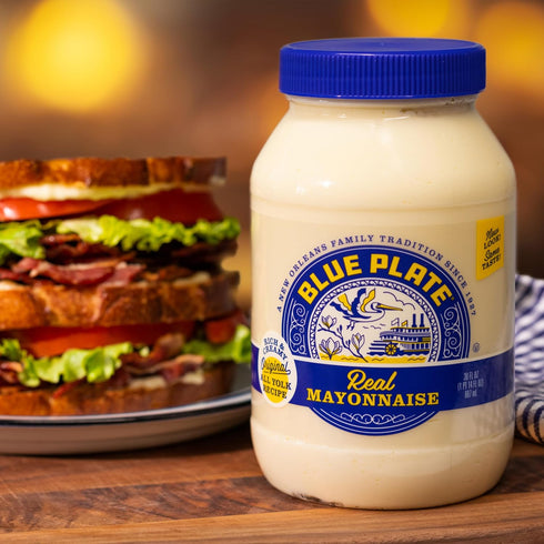 12 Oz (Pack 6) Blue Plate Real Mayonnaise, Fl Squeeze Bottle
