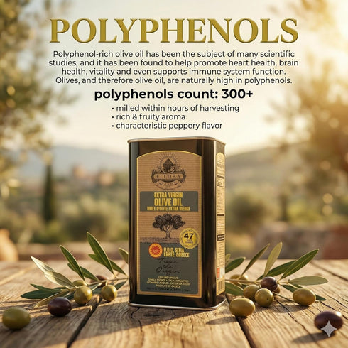 1 (33.8 oz.) Ellora Farms, Greek Extra Virgin Olive Oil, Certified PDO SITIA, Single Estate, Single Origin, High