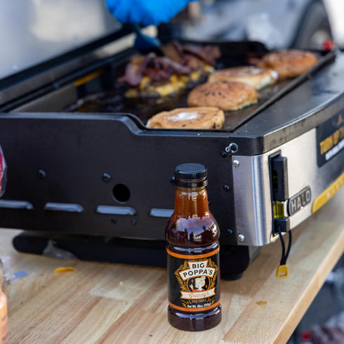3-Pack 3x18 oz Big Poppas Grannys BBQ Sauce Award-Winning Sweet BBQ Sauce for Chicken, Pork and Beef Thin Glaze-Style