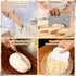 POLYHNIA 9''Banneton Sourdough Starter Kit, Sourdough Bread Baking Supplies, Bread Proofing Basket with Glass Sour