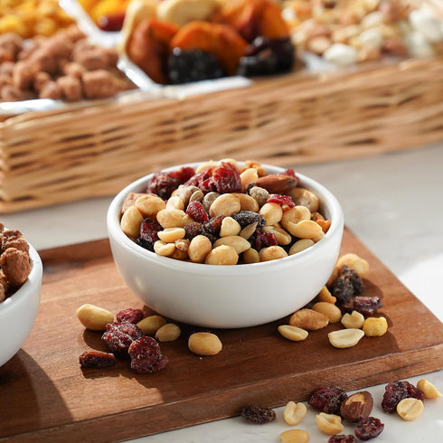 Broadway Basketeers Deluxe Thank You Dried Fruit And Nuts Gift Basket - A Premium Healthy Appreciation Gift