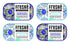 Fresh Canned Salmon Variety Pack (4 Pack) - Mediterranean Style Atlantic Salmon