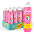 Sparkling Ice STARBURST Strawberry, Zero Sugar Flavored Sparkling Water, with Vitamins and