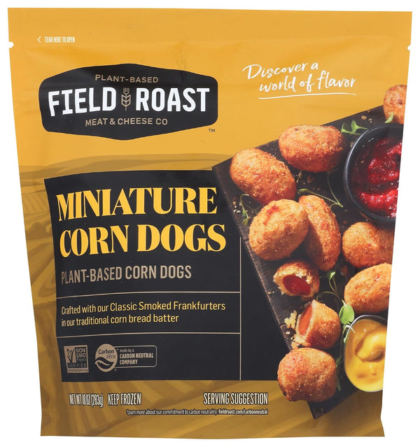 Field Roast , Vegan Mini Corn Dogs, 10 oz (Frozen)