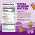 5 Oz (Pack 4) Quinn Gluten Free Maple Almond Butter Filled Pretzel Nuggets - Made with Real Ingredients, Whole Grain